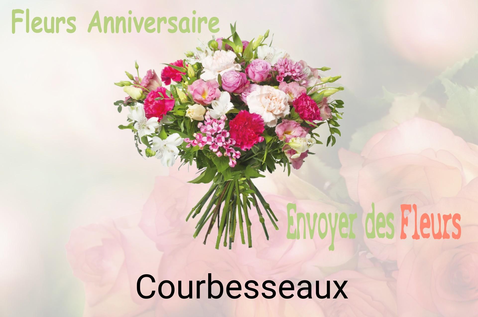 Bouquet de fleurs d’anniversaire livré à Courbesseaux