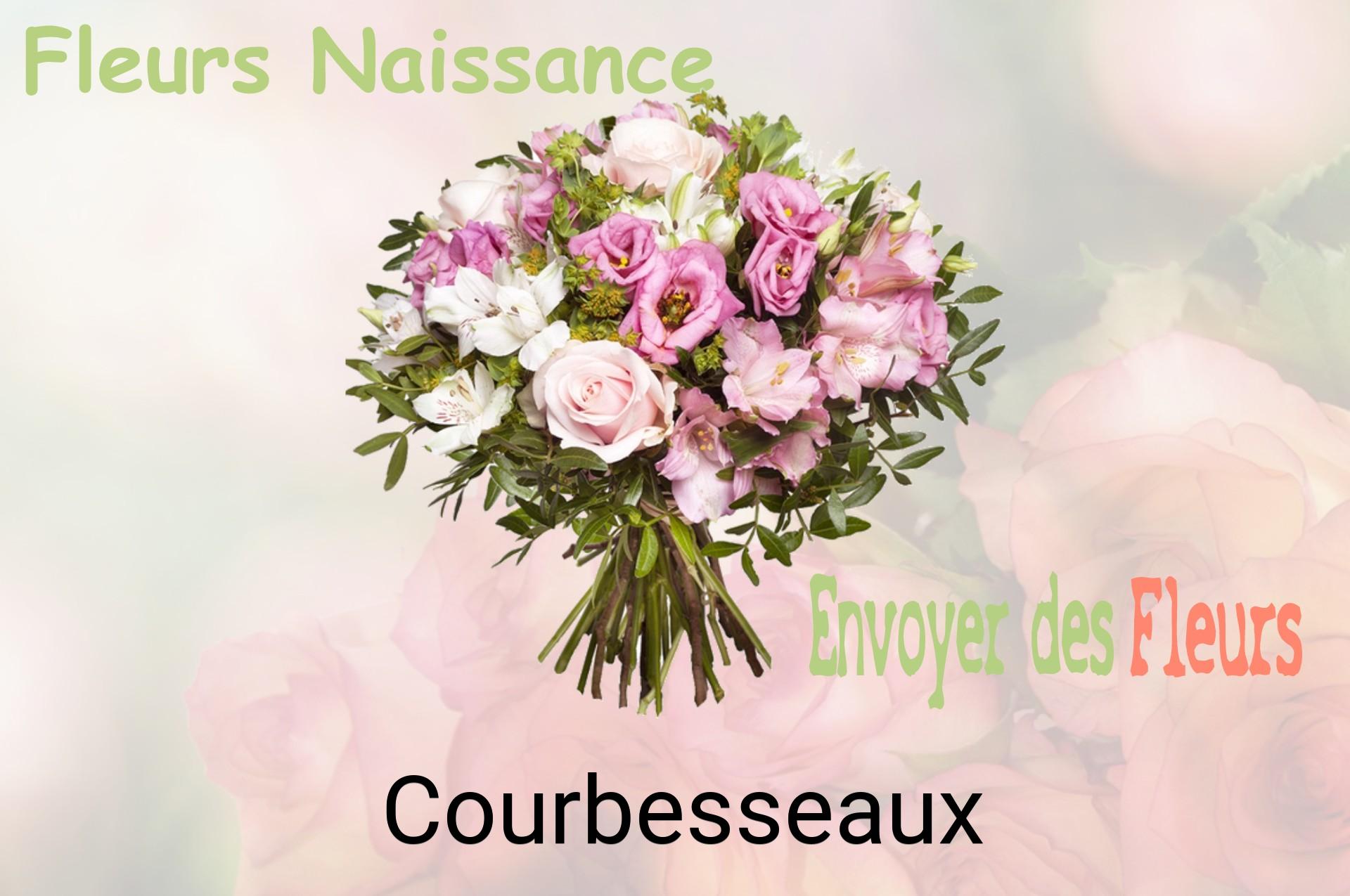 Bouquet de fleurs de naissance livré à Courbesseaux