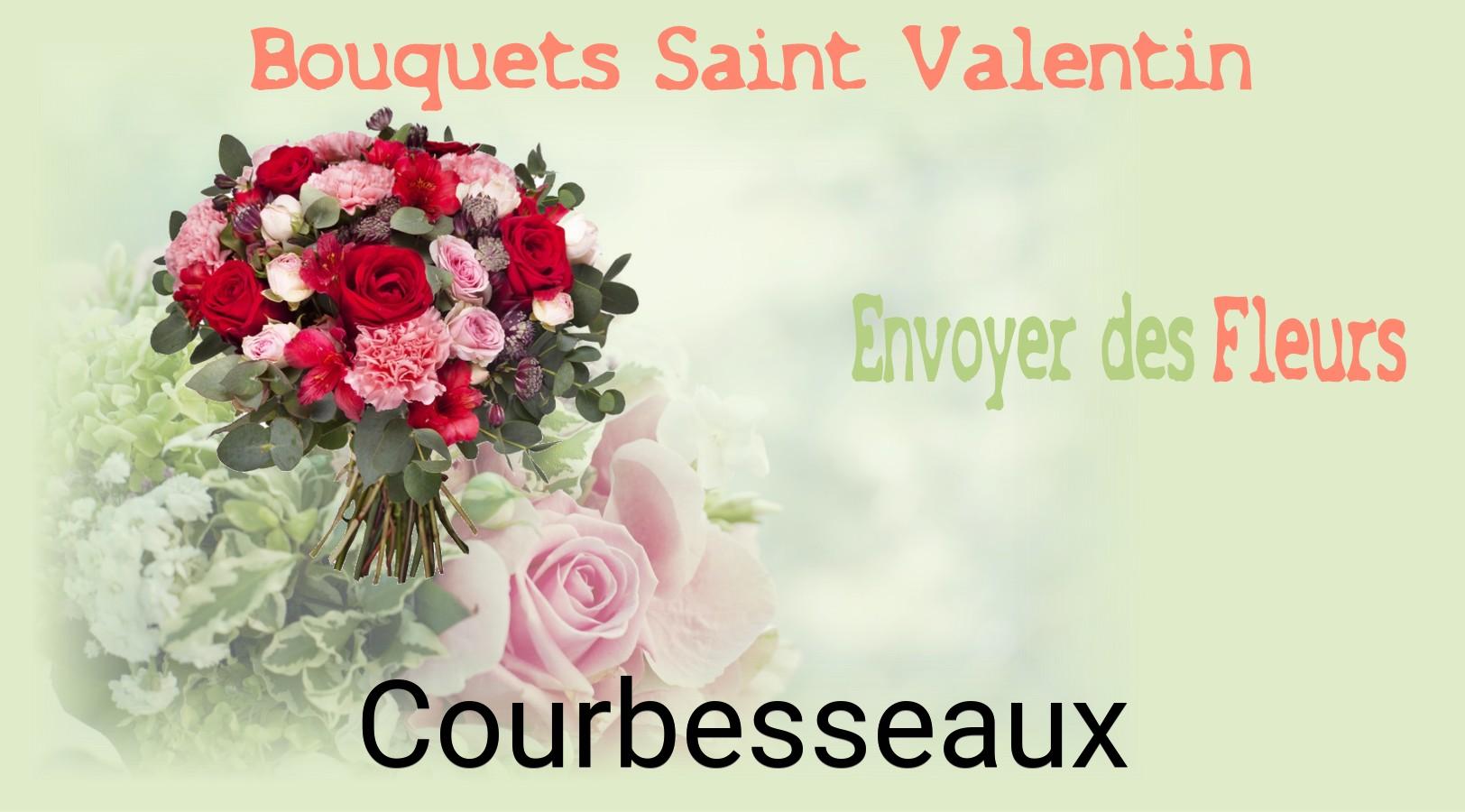Roses de Saint-Valentin livrées à Courbesseaux